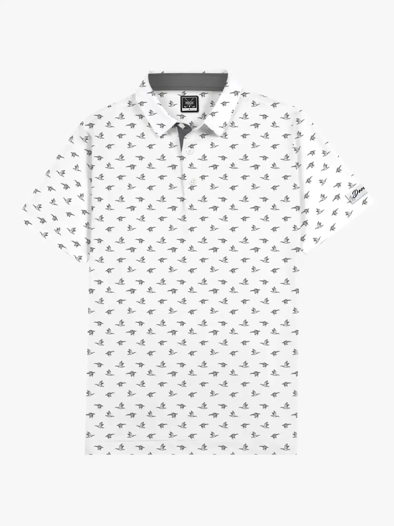 Mallard Sketch Western Polo Shirt - Deolax