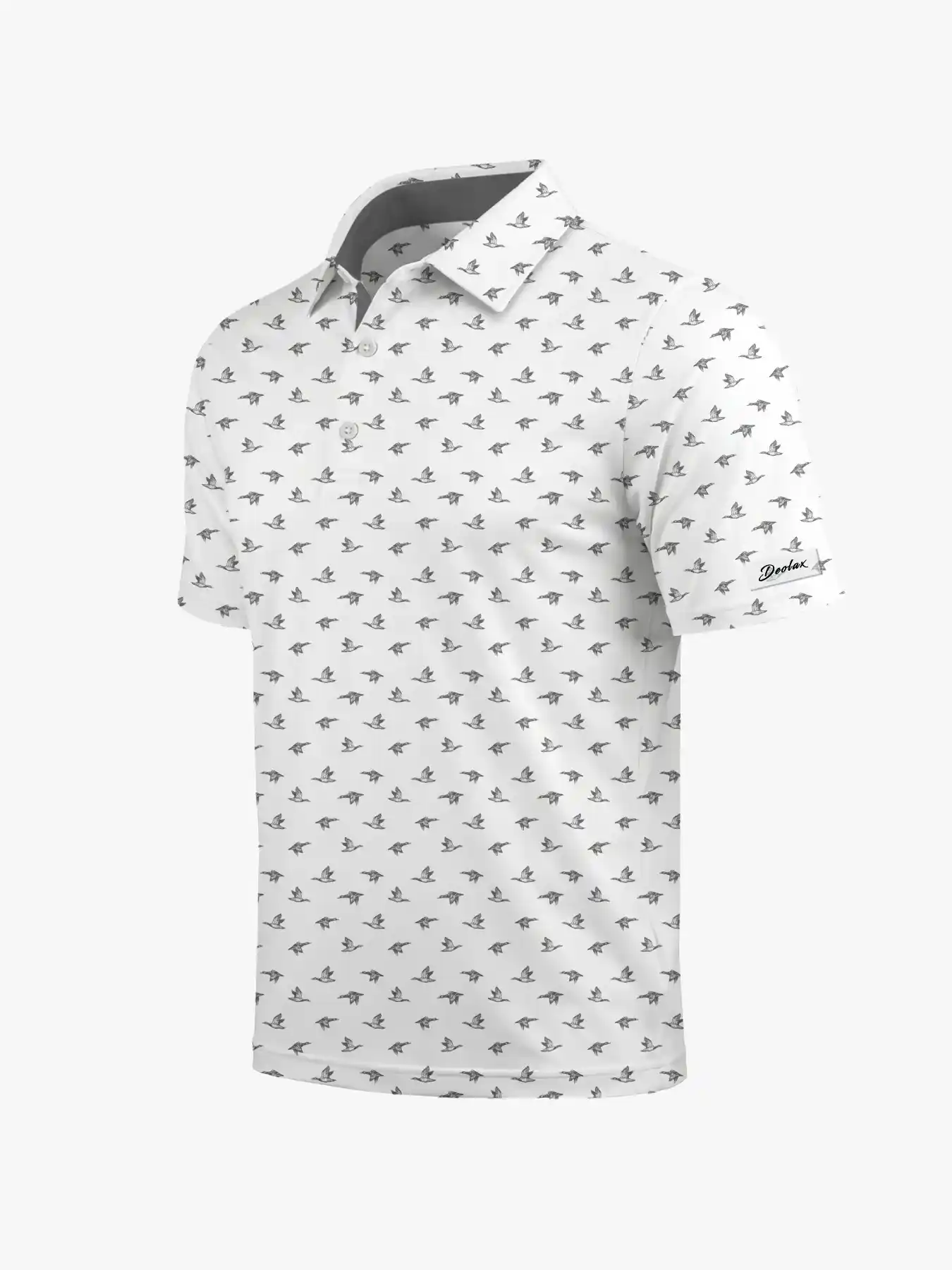 Mallard Sketch Western Polo Shirt - Deolax