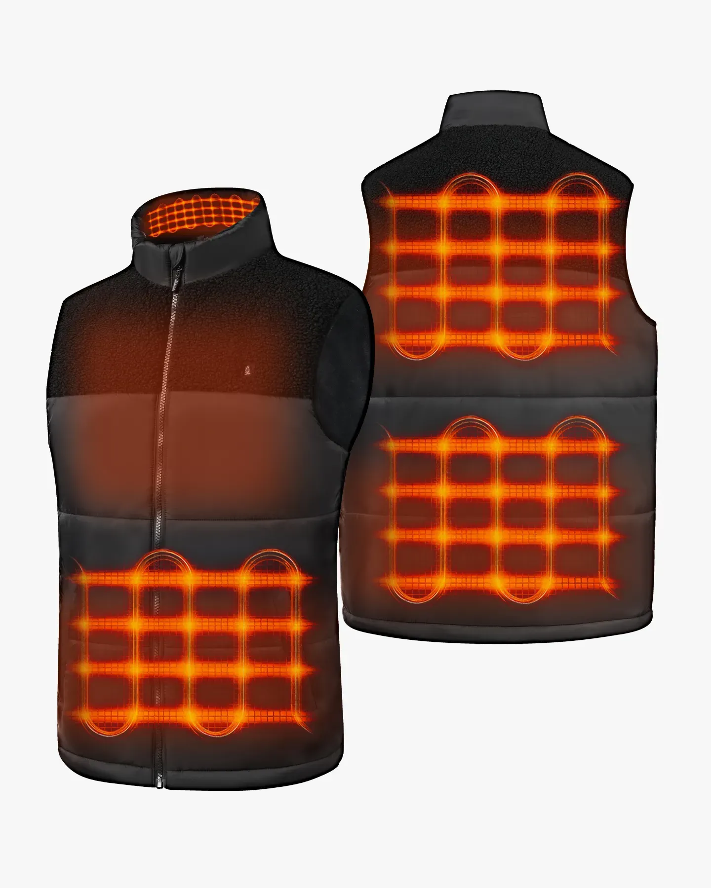 Men's Heated Softshell Vest - Deolax