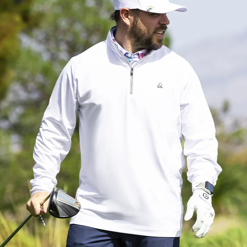 Quarter zip golf pullover hotsell