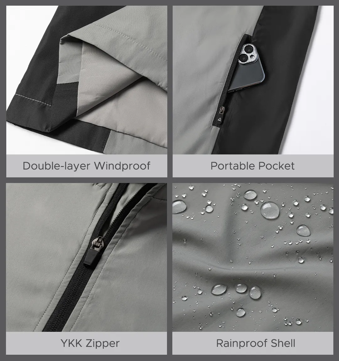 Men's Golf Rain Jacket - Deolax