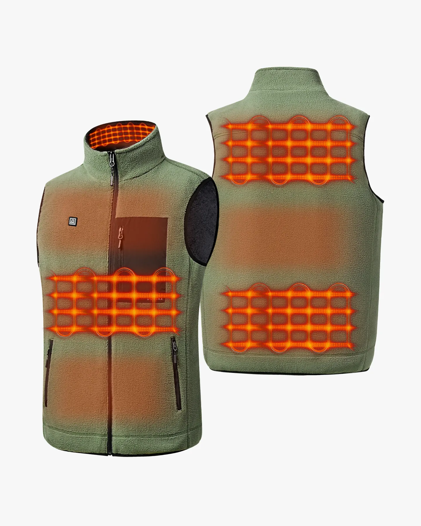 Men's Heated Fleece Vest