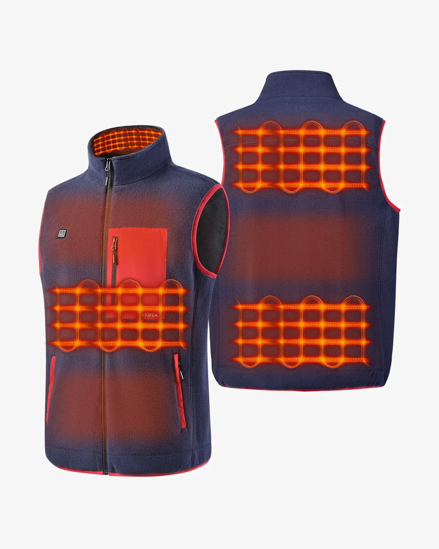Men's Heated Fleece Vest