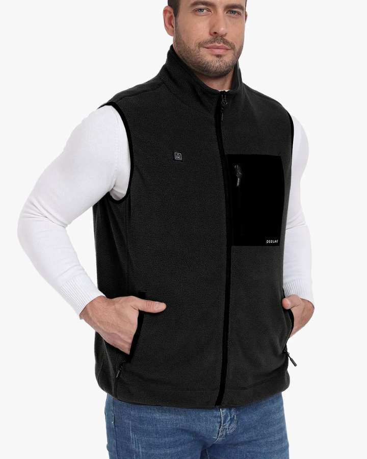 Men's Heated Fleece Vest