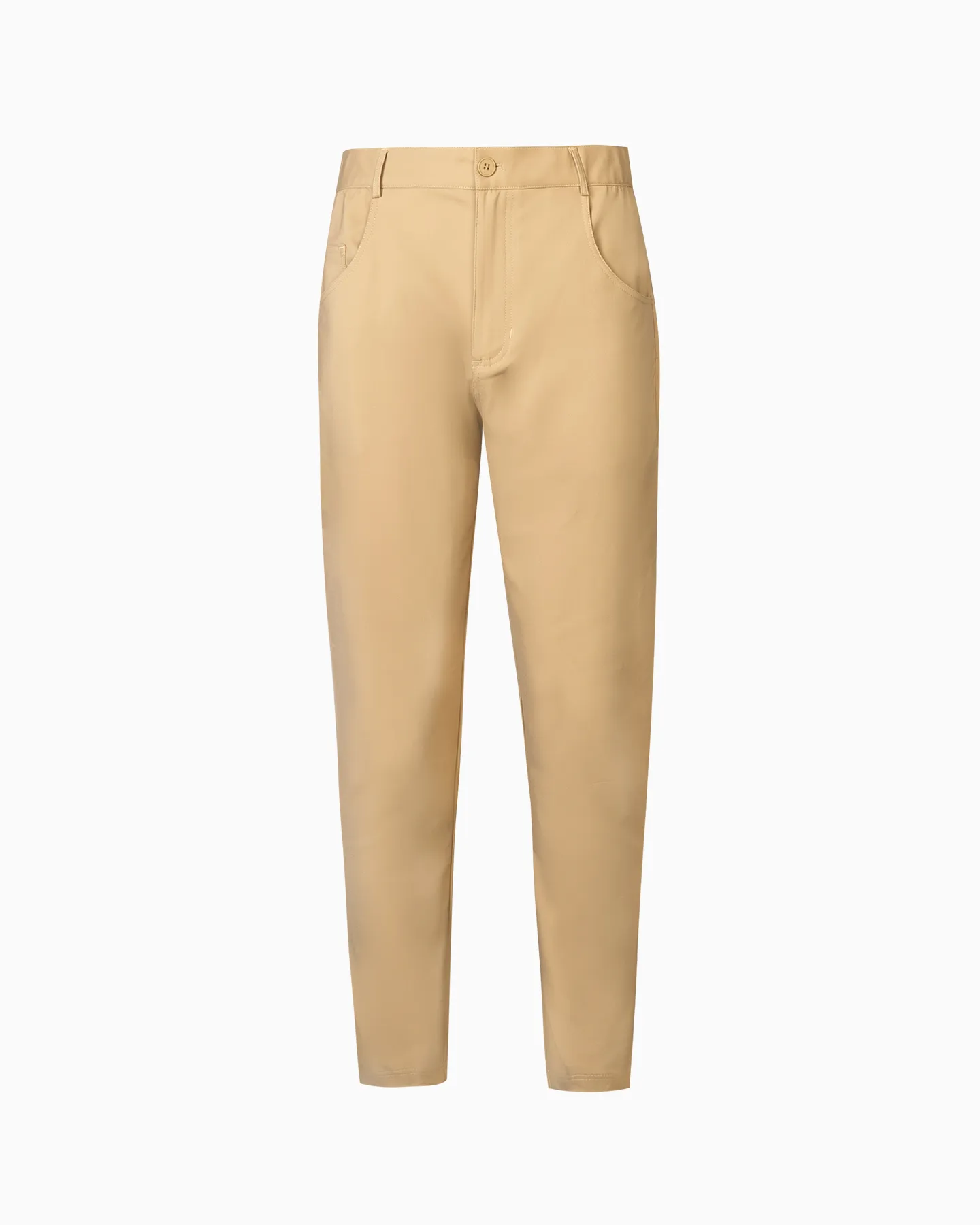 Men's Khaki Stretch 5-Pocket Pant - Deolax