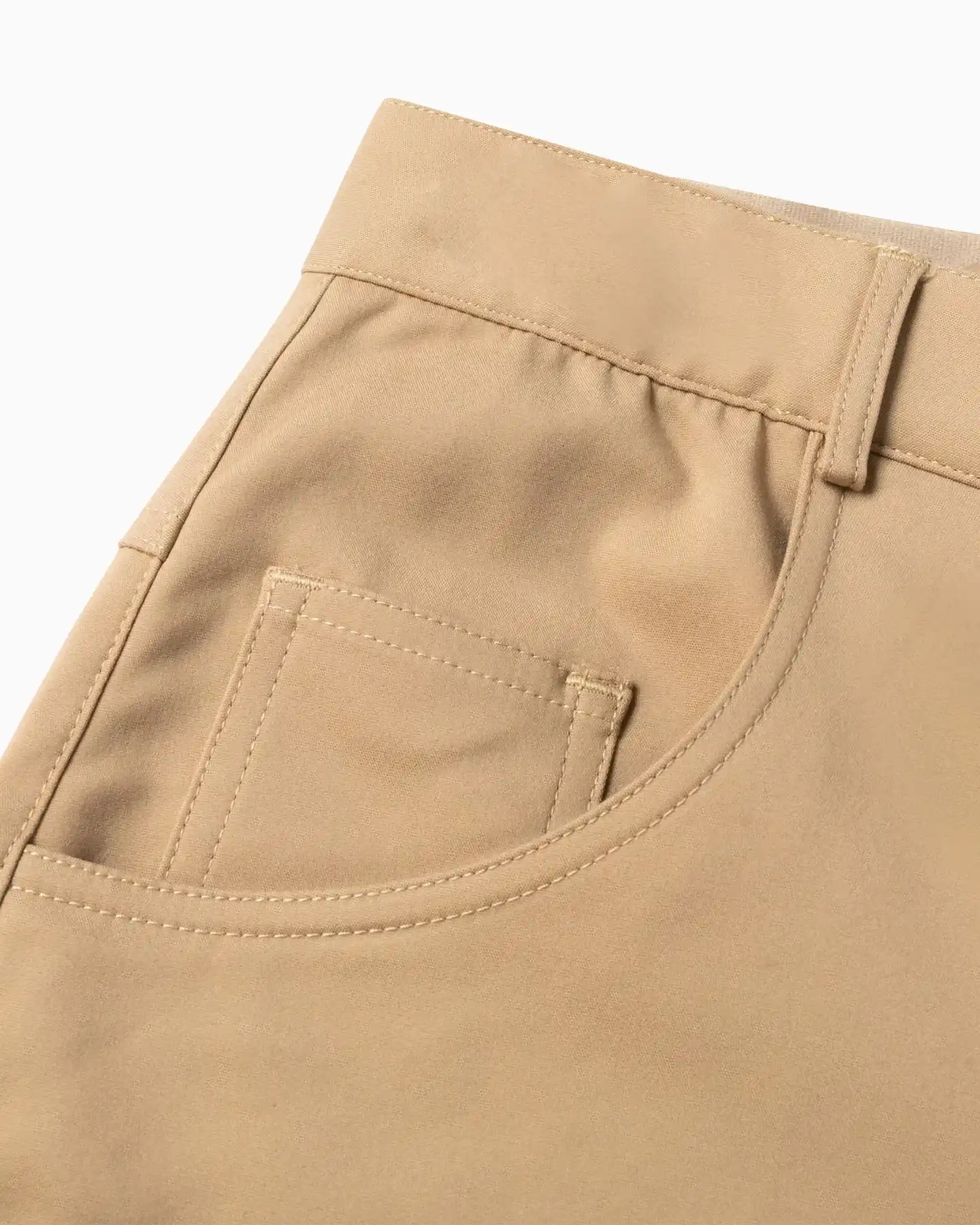 Men's Khaki Stretch 5-Pocket Pant - Deolax