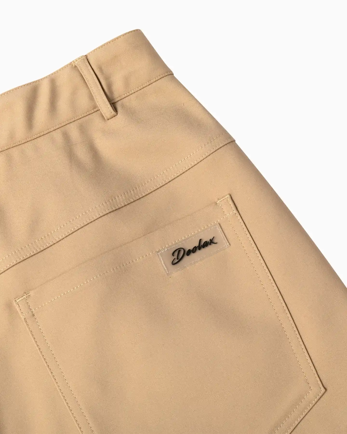 Men's Khaki Stretch 5-Pocket Pant - Deolax