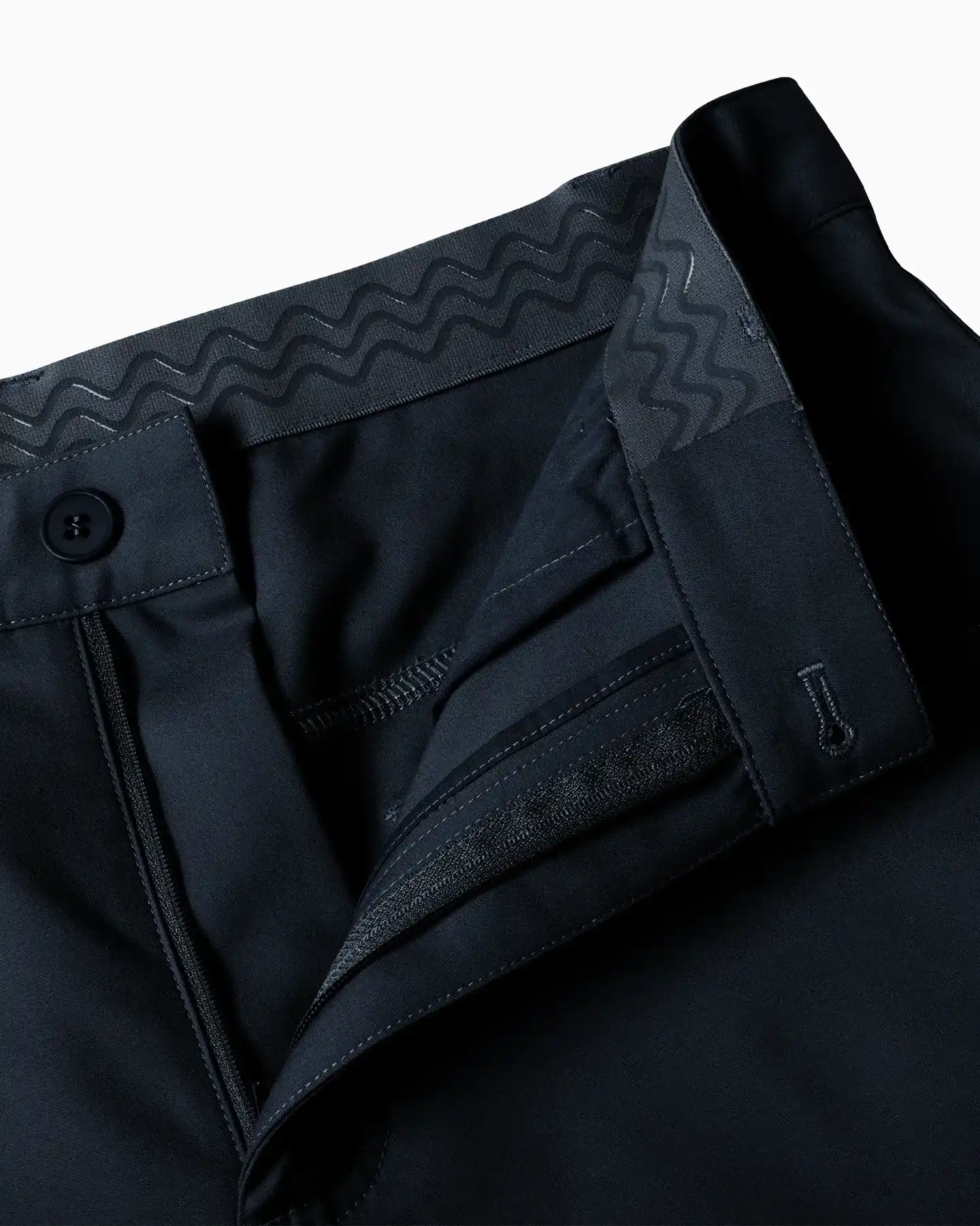 Men's Navy Stretch 5-Pocket Pant - Deolax