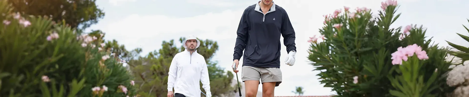 Men's Quarter Zip Pullover - Performance Quarter Zips - Deolax