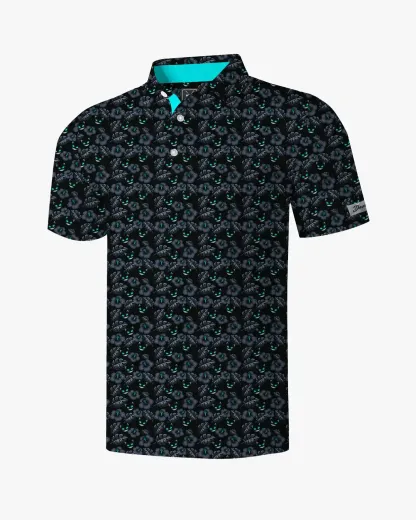 Midnight Aloha Polo - Deolax