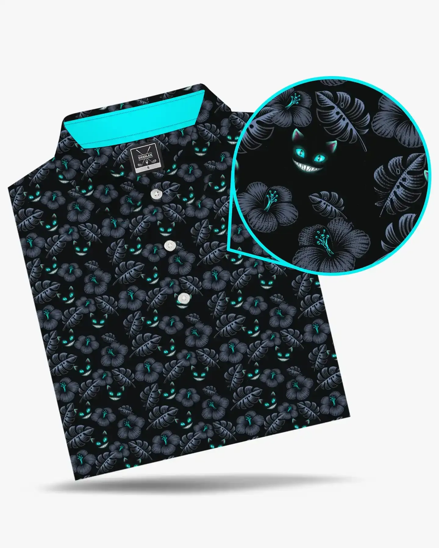 Midnight Aloha Polo - Deolax