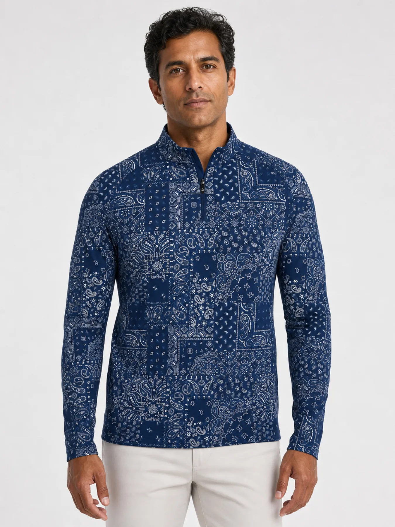 Midnight Bandana Quarter Zip