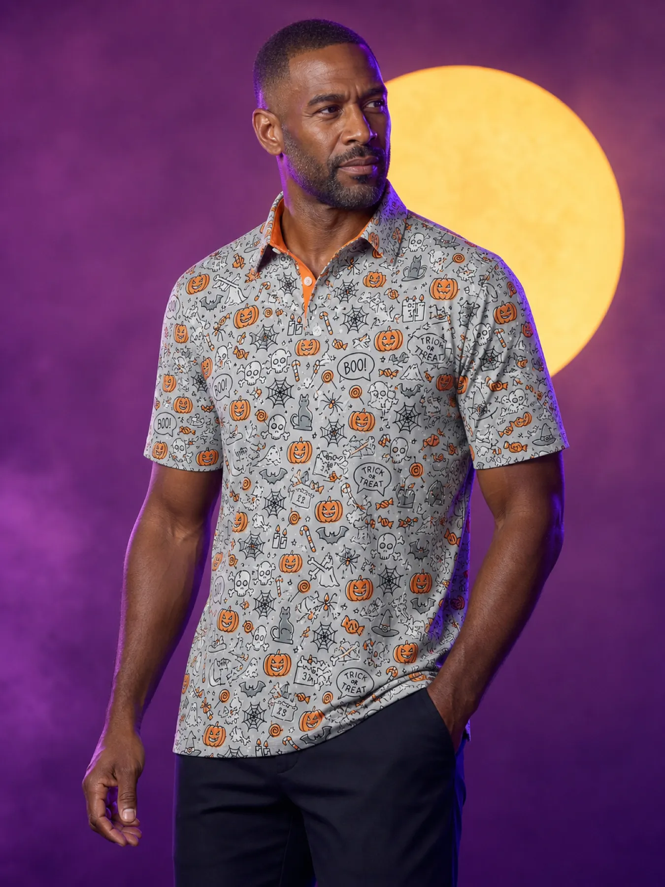 Midnight Boo-Geyman Polo