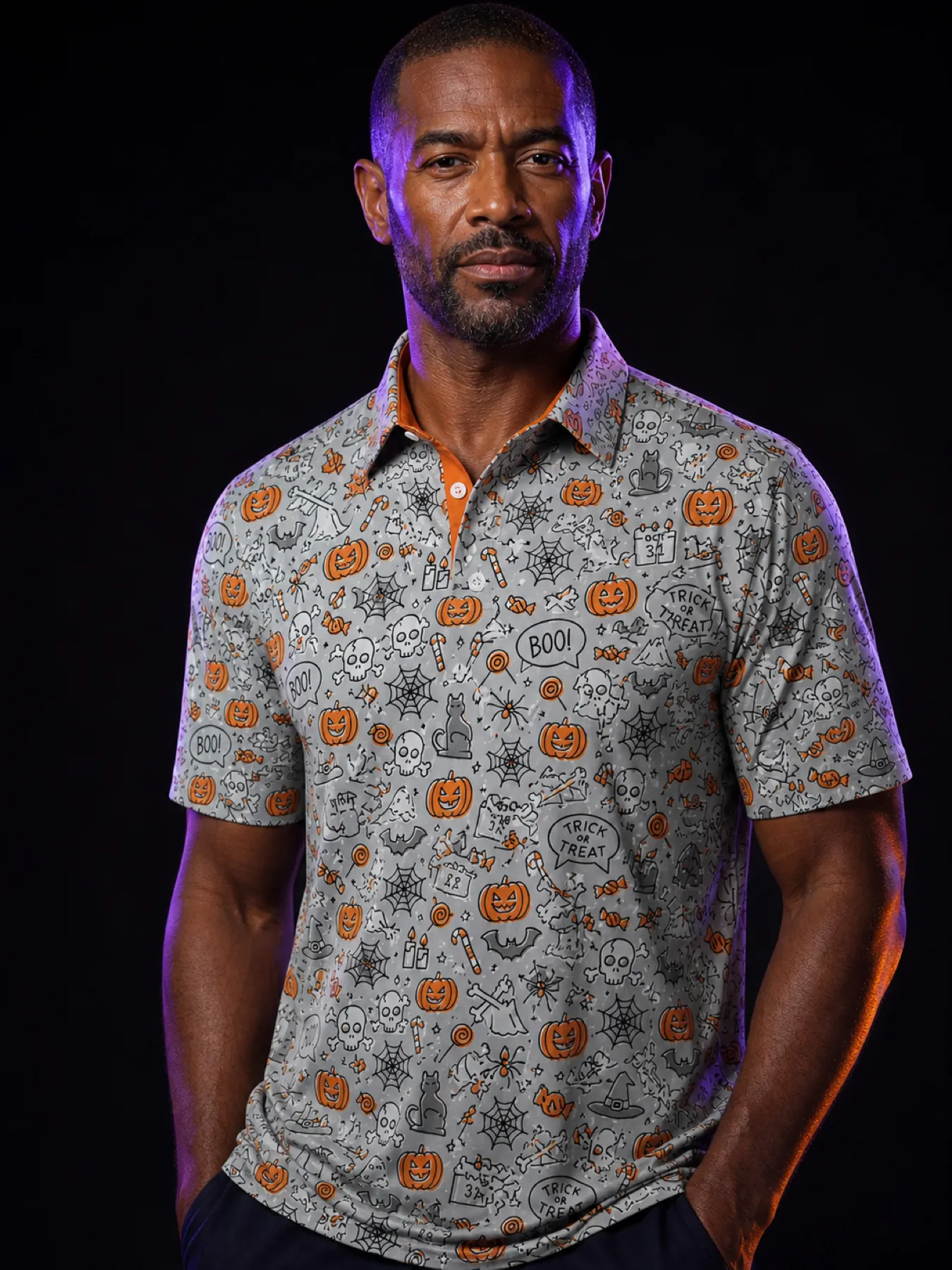 Midnight Boo-Geyman Polo