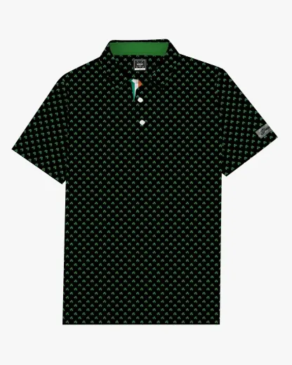 Midnight Fairway Clover Polo - Deolax
