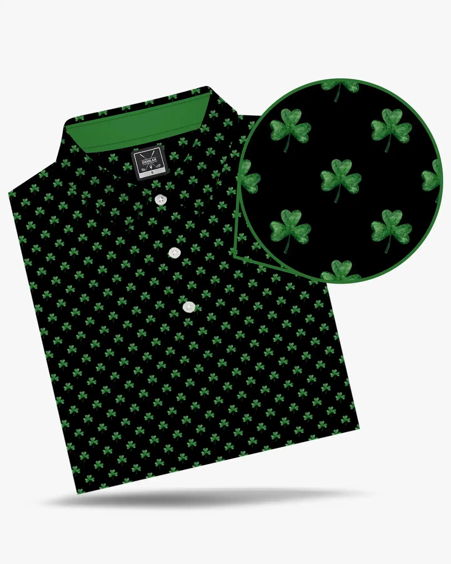 Midnight Fairway Clover Polo - Deolax