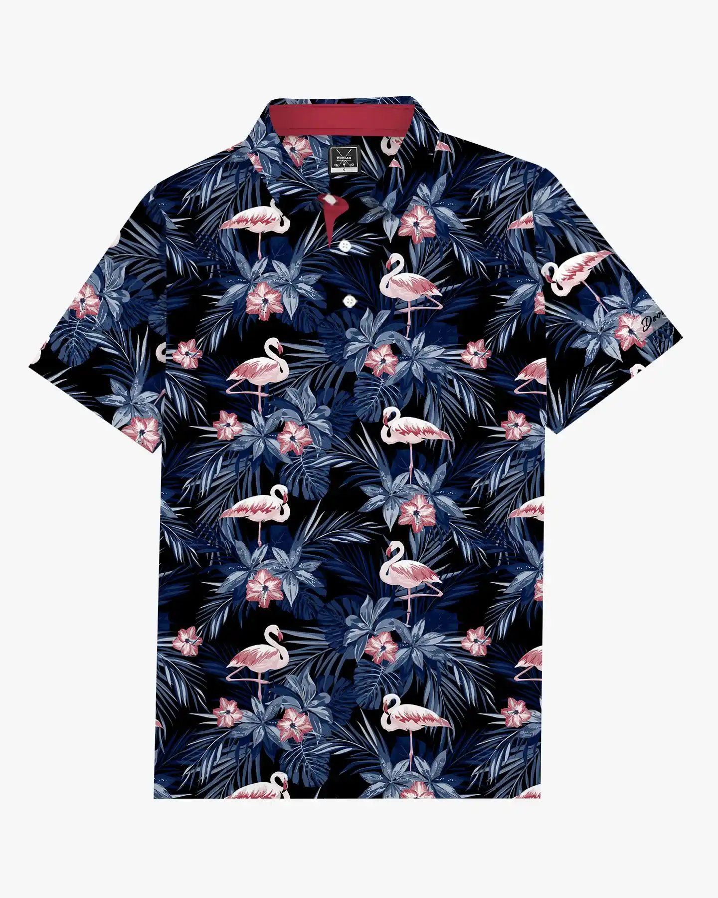 Midnight Flamingos Polo - Deolax