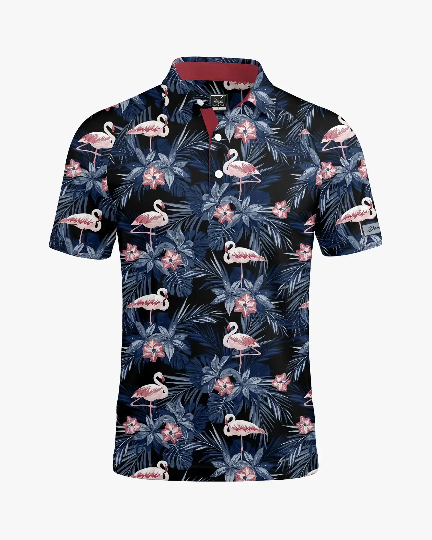 Midnight Flamingos Polo - Deolax