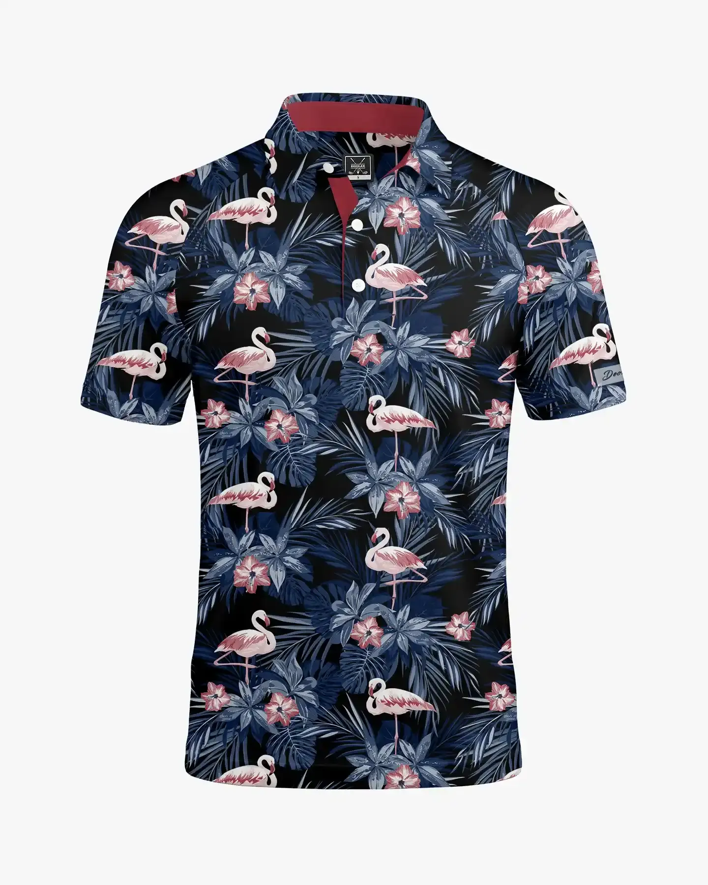 Midnight Flamingos Polo - Deolax