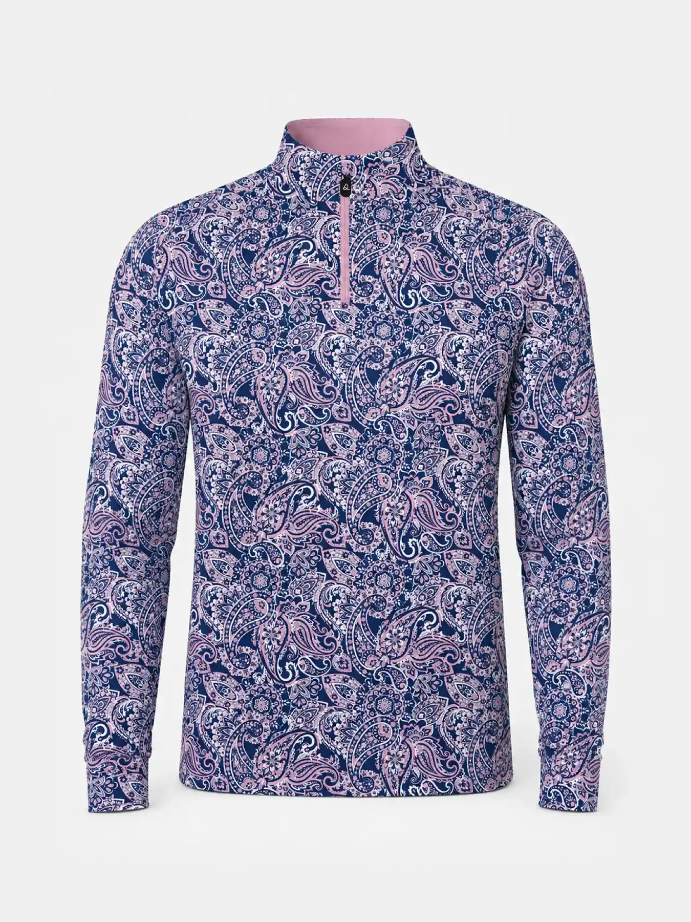 Midnight Pink Paisley Quarter Zip