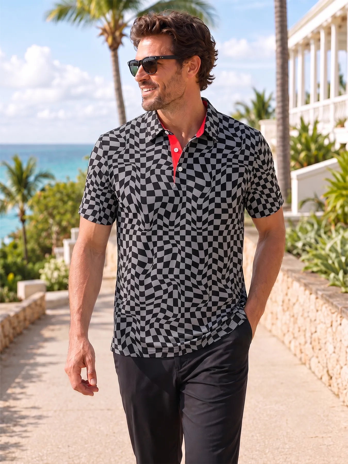 Warp Speed Polo - Midnight