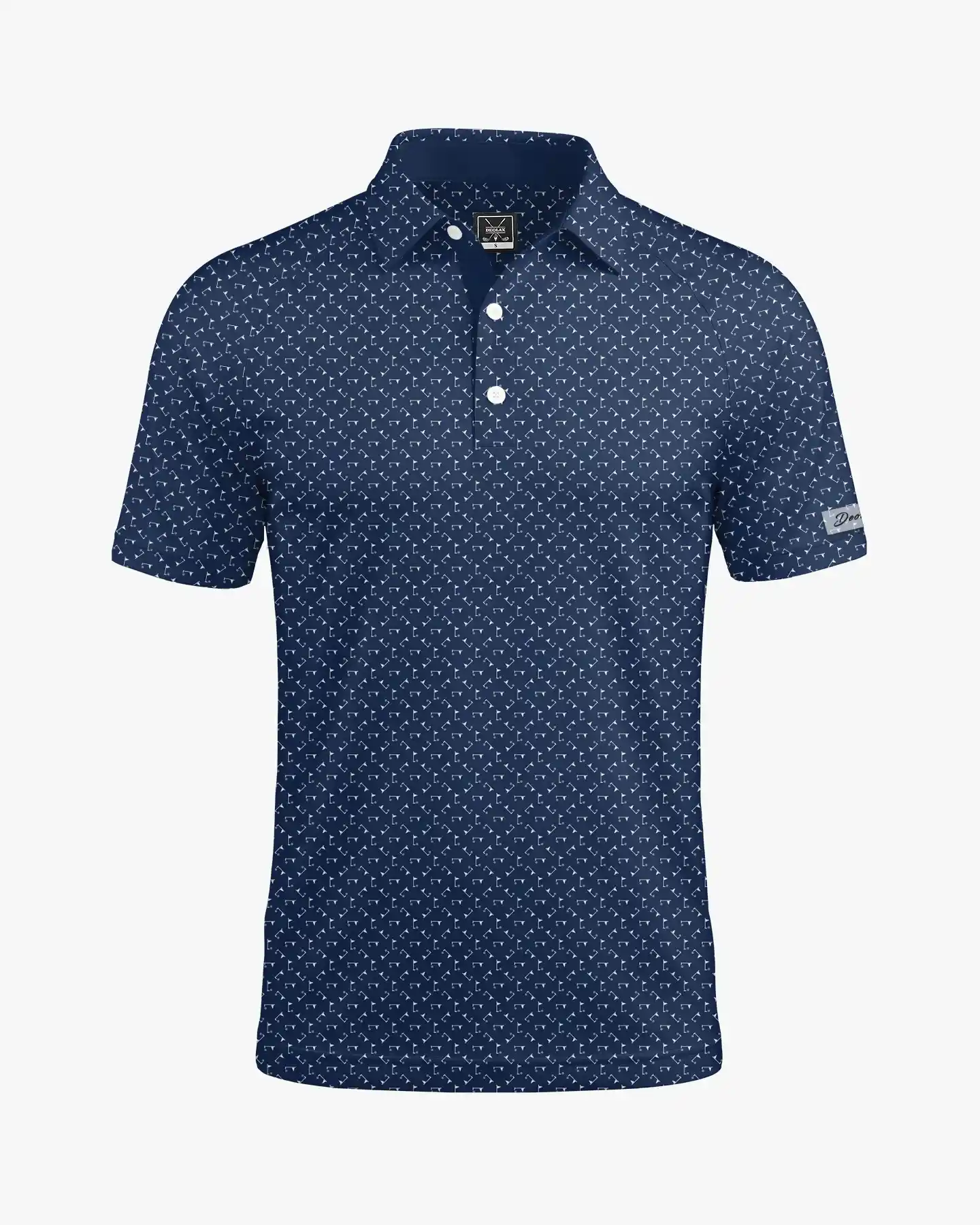 Navy Pin Hunter Polo - Deolax