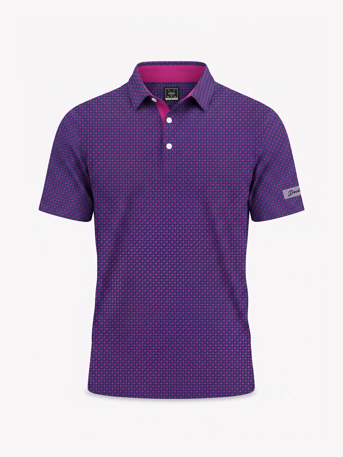 Nebula Houndstooth Polo