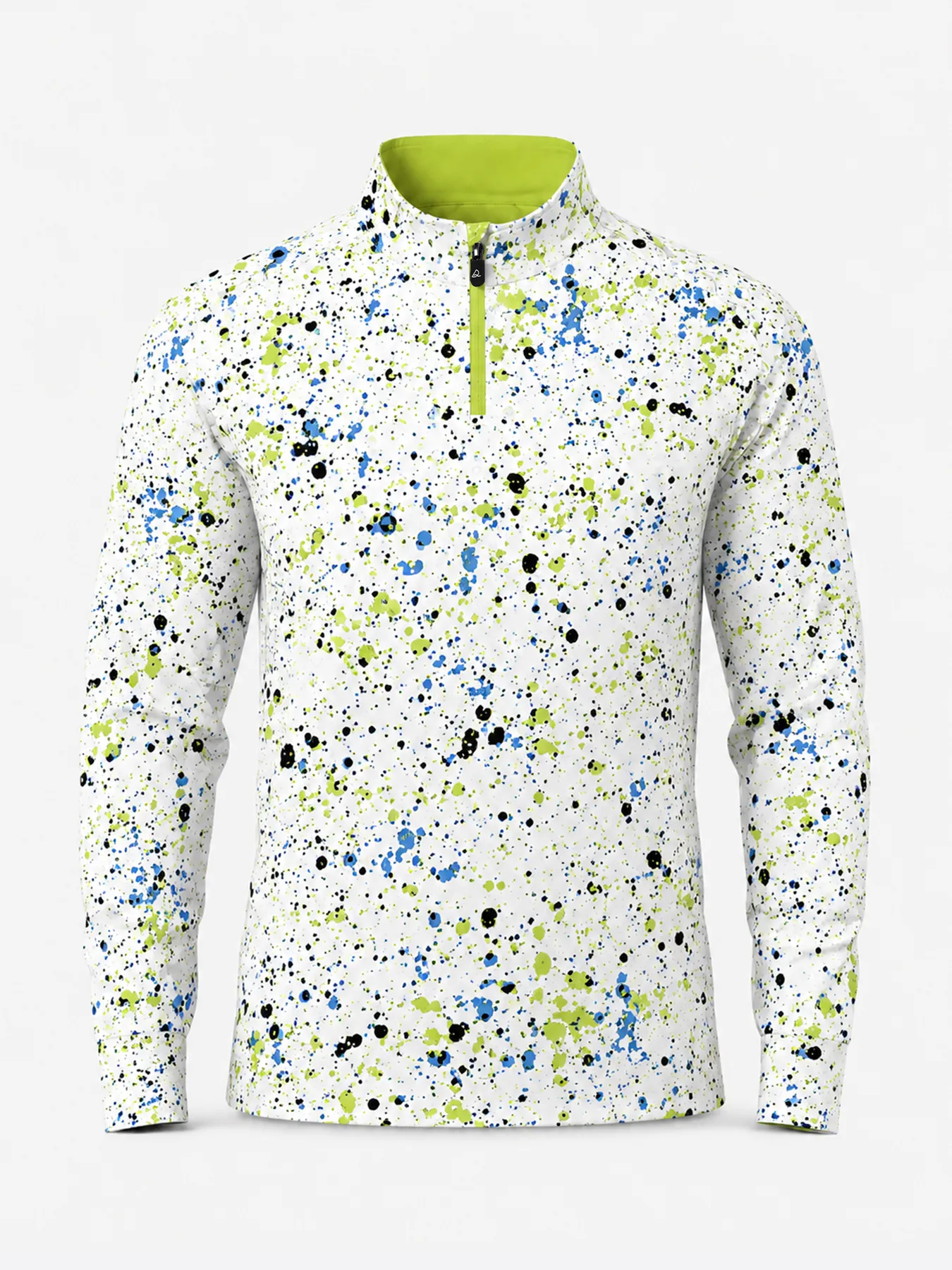 Neon Splatter Quarter Zip