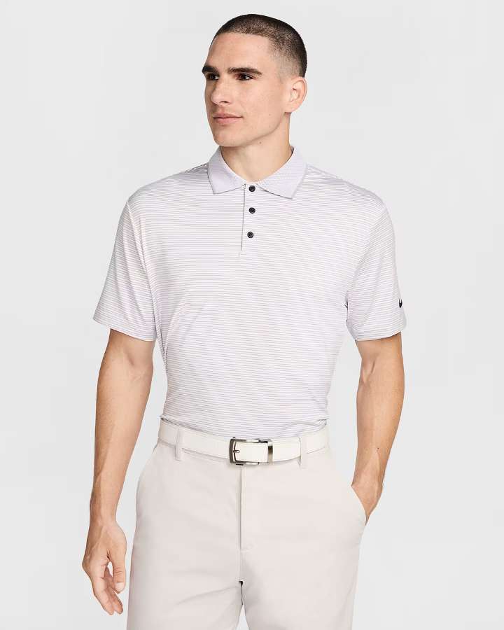 Nike Tour Striped Golf Polo