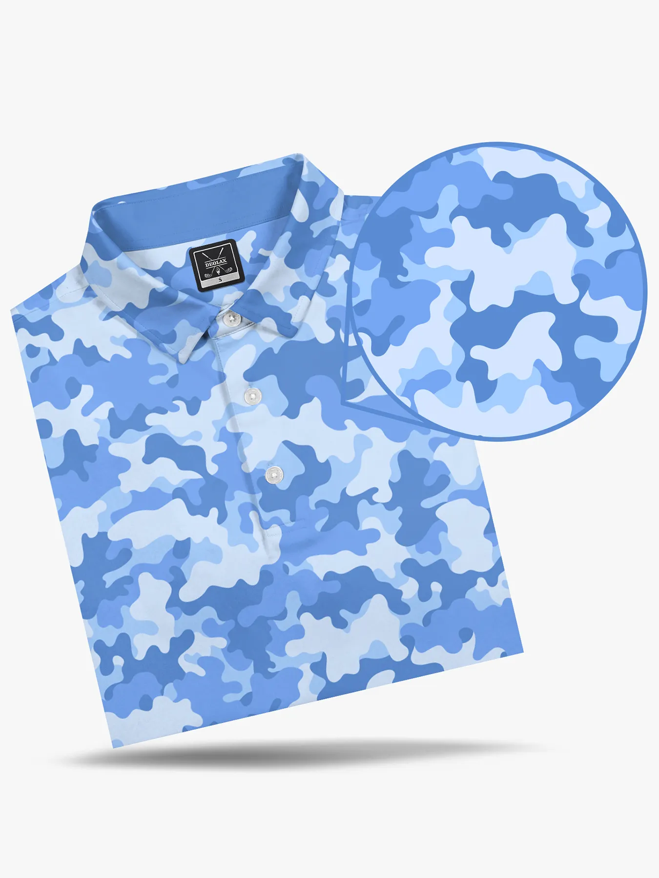 Ocean Camo Polo