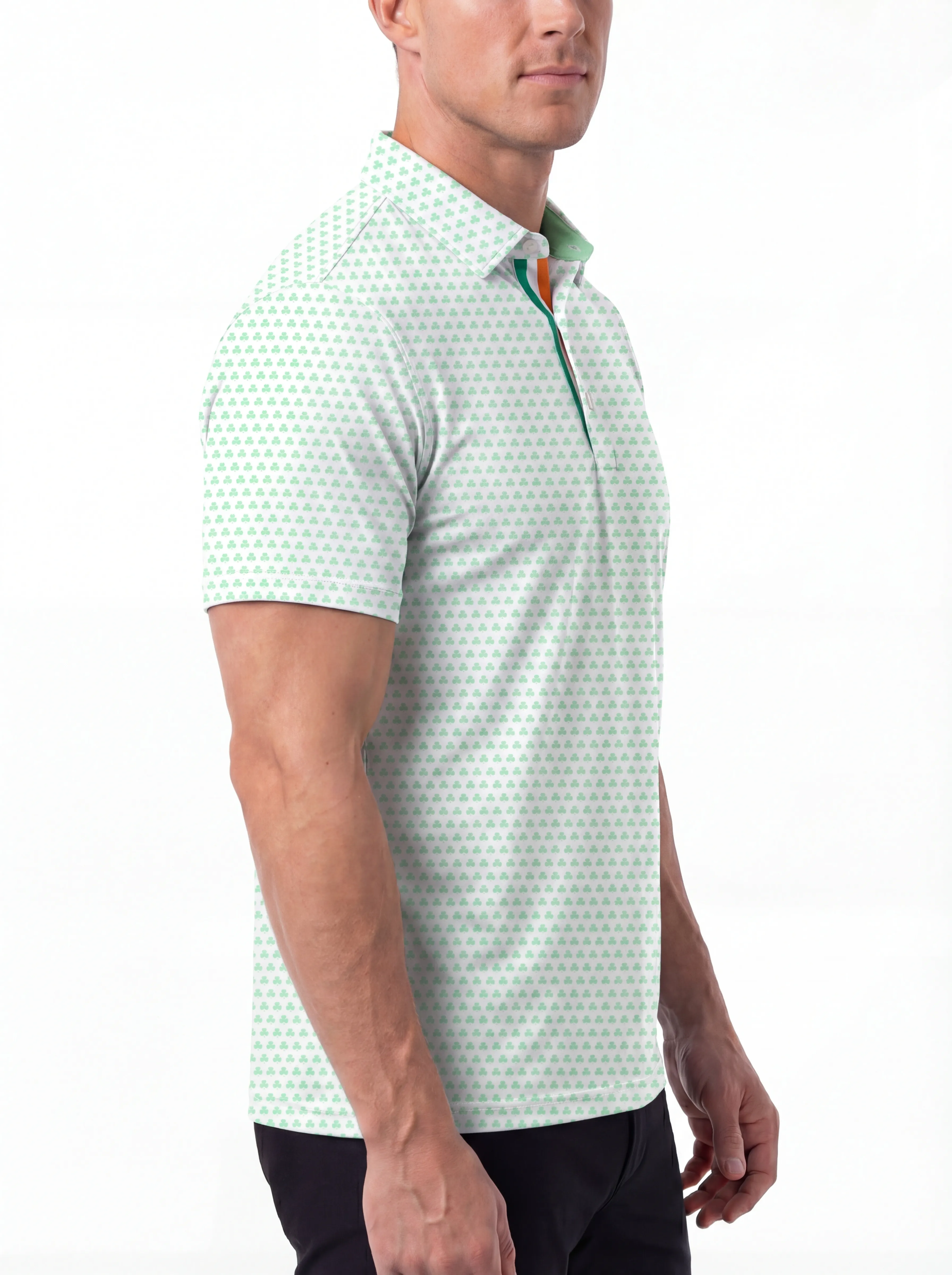 Ombre Shamrock Polo