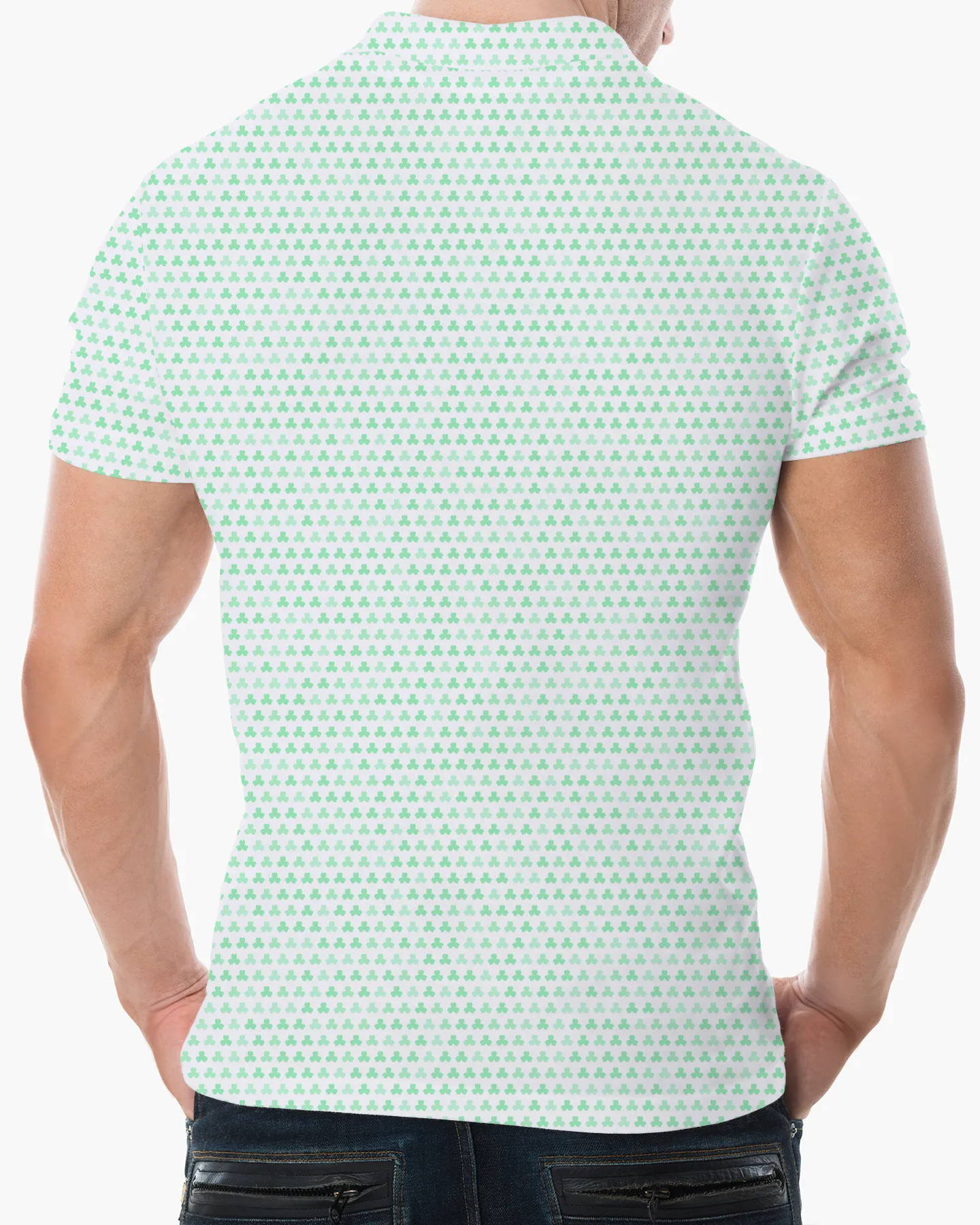 Ombre Shamrock Polo