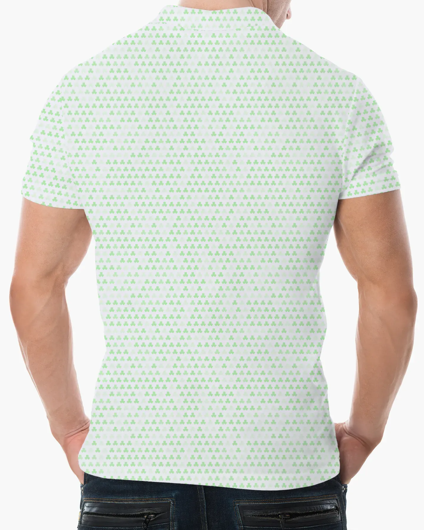 Ombre Shamrock Polo - Deolax
