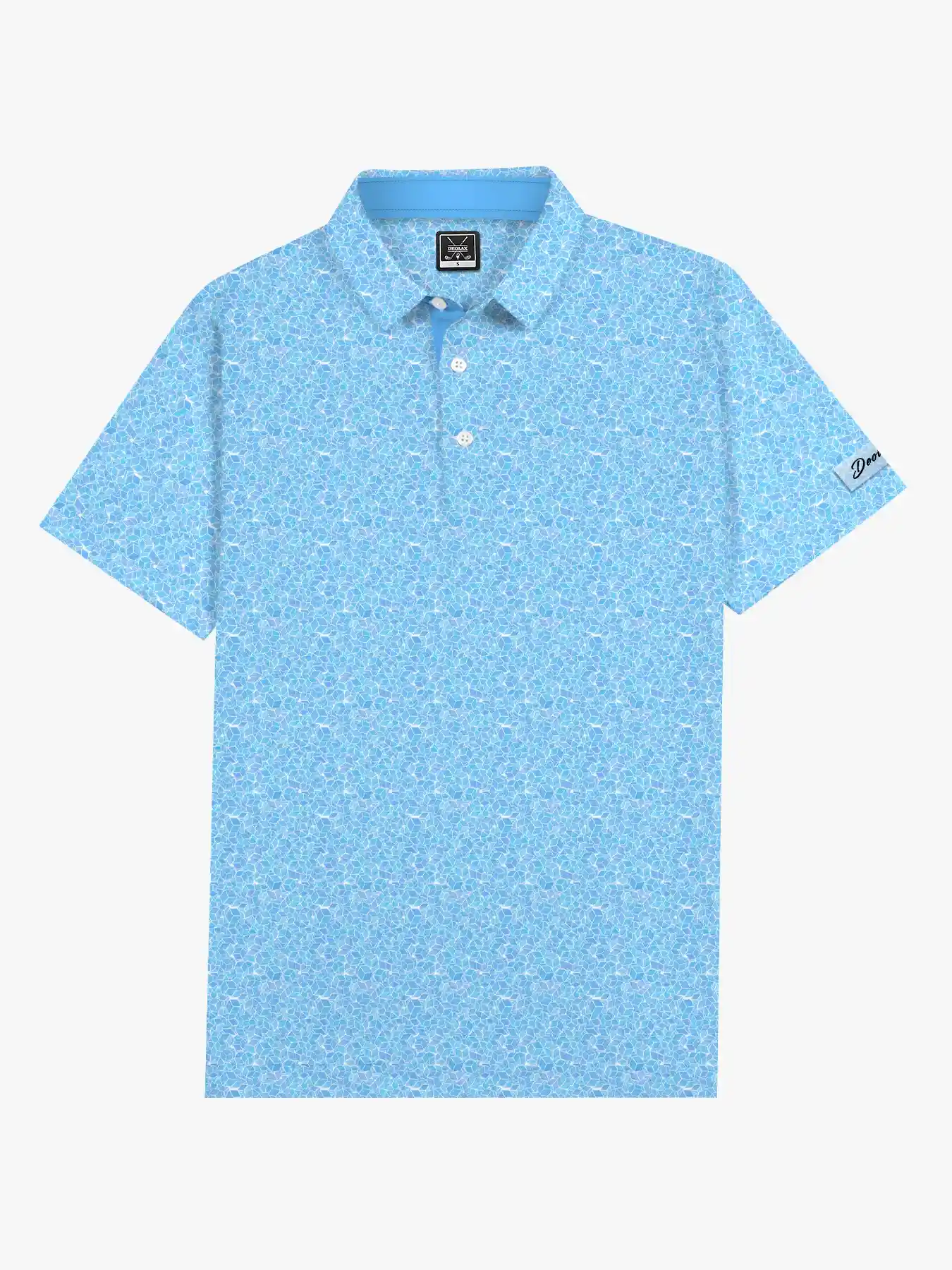 On The Rocks Blue Summer Polo - Deolax