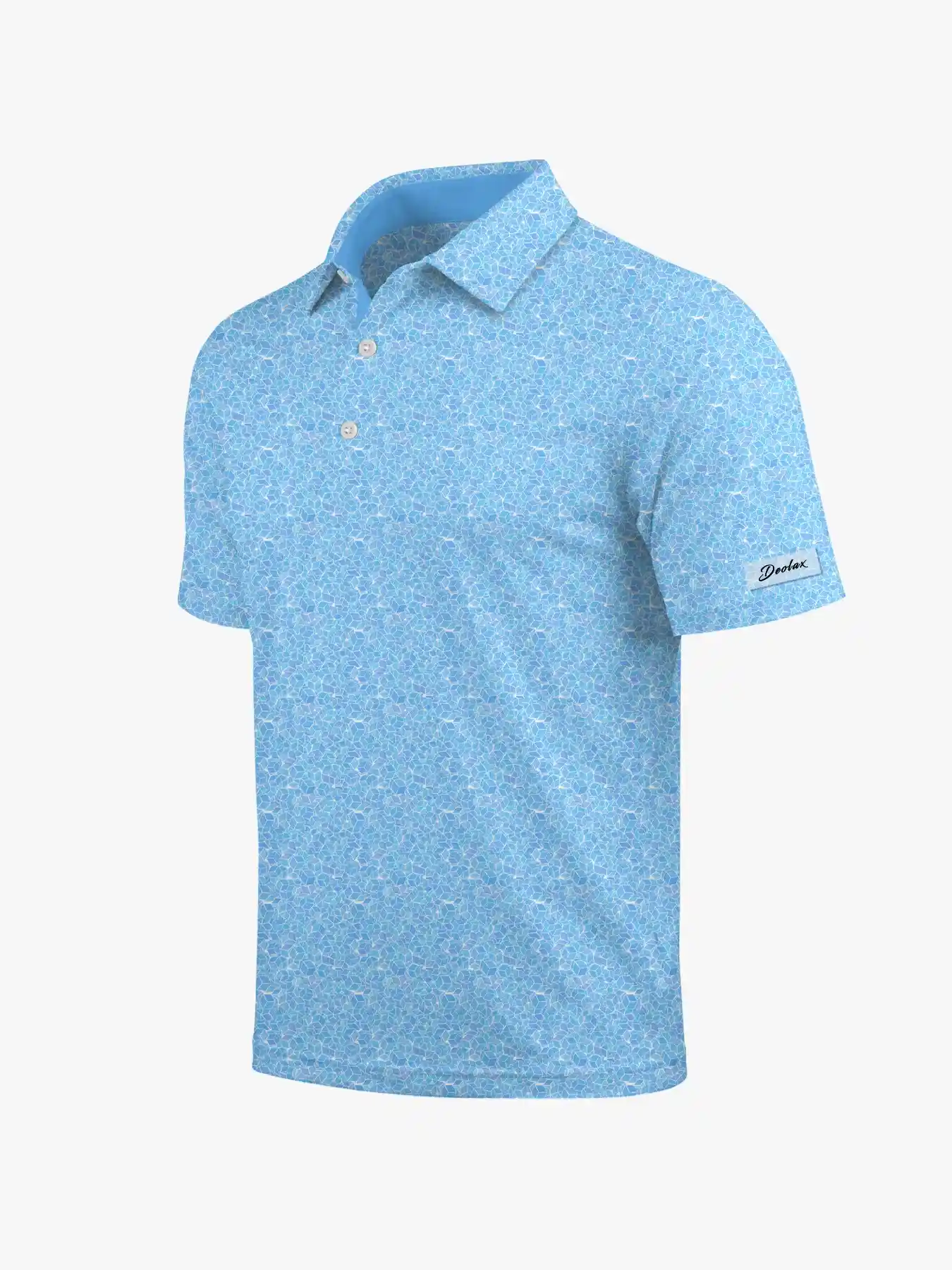 On The Rocks Blue Summer Polo - Deolax