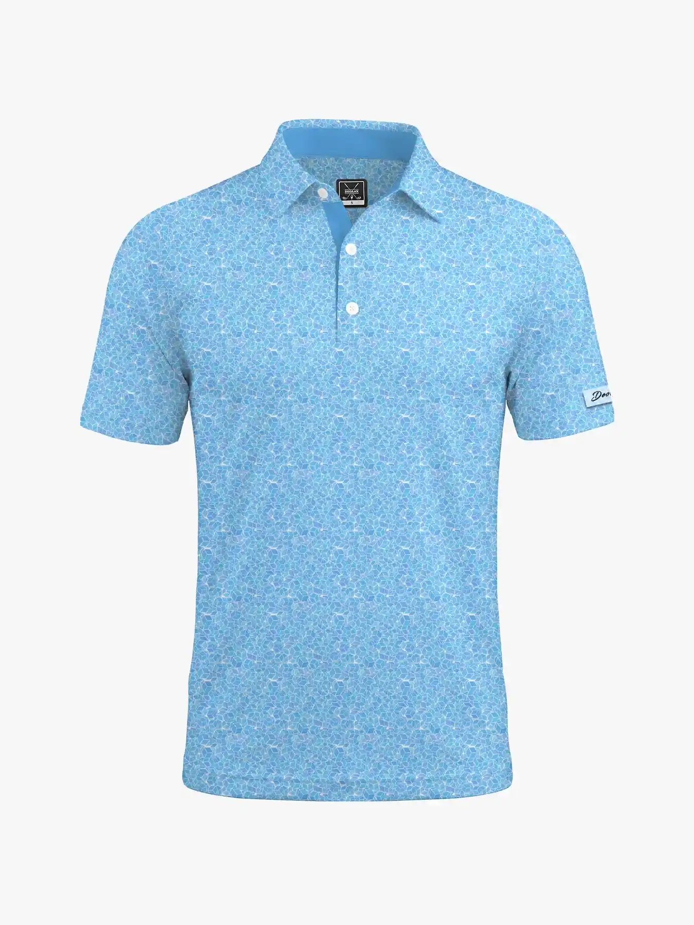 On The Rocks Blue Summer Polo - Deolax