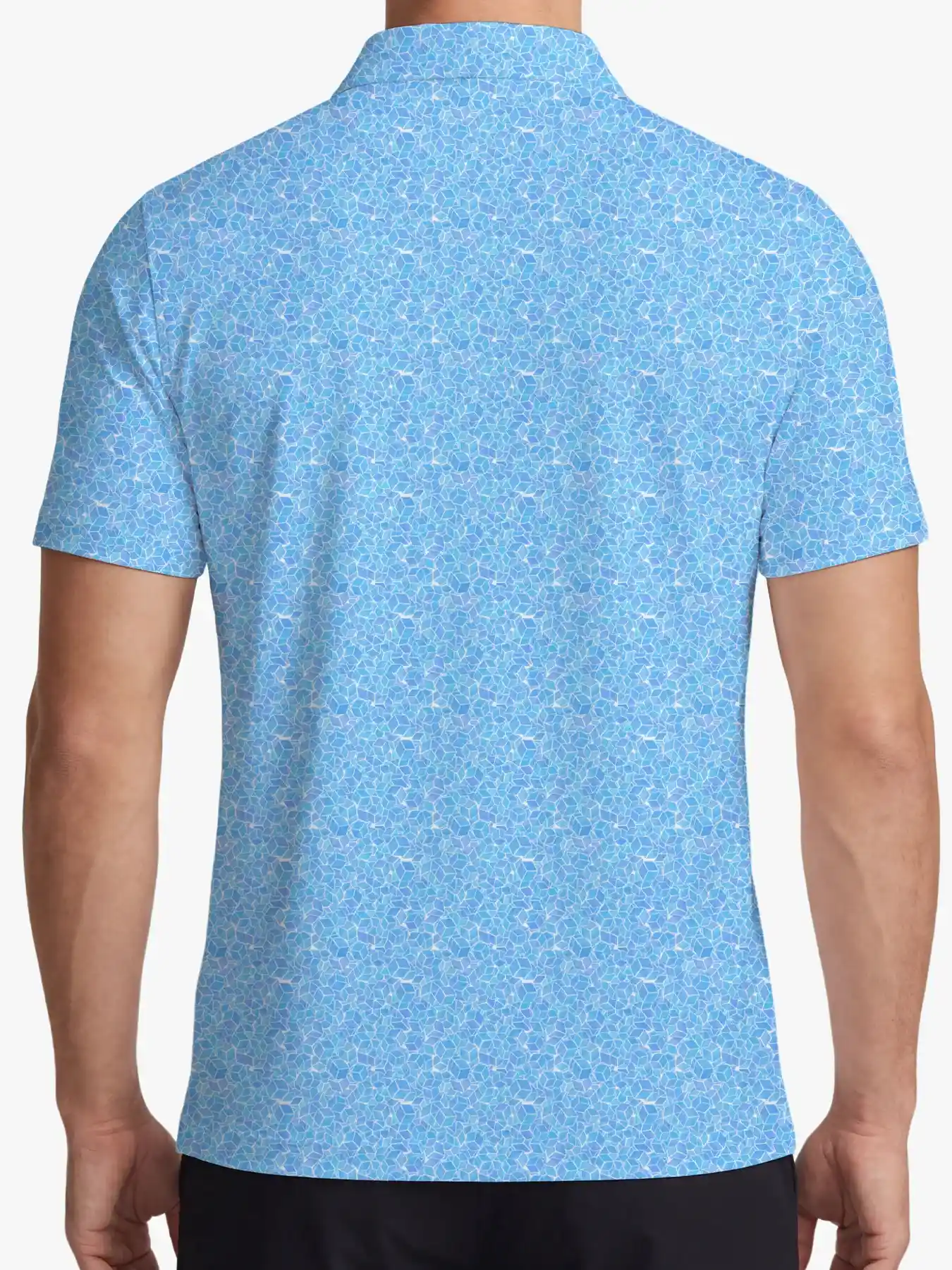 On The Rocks Blue Summer Polo - Deolax