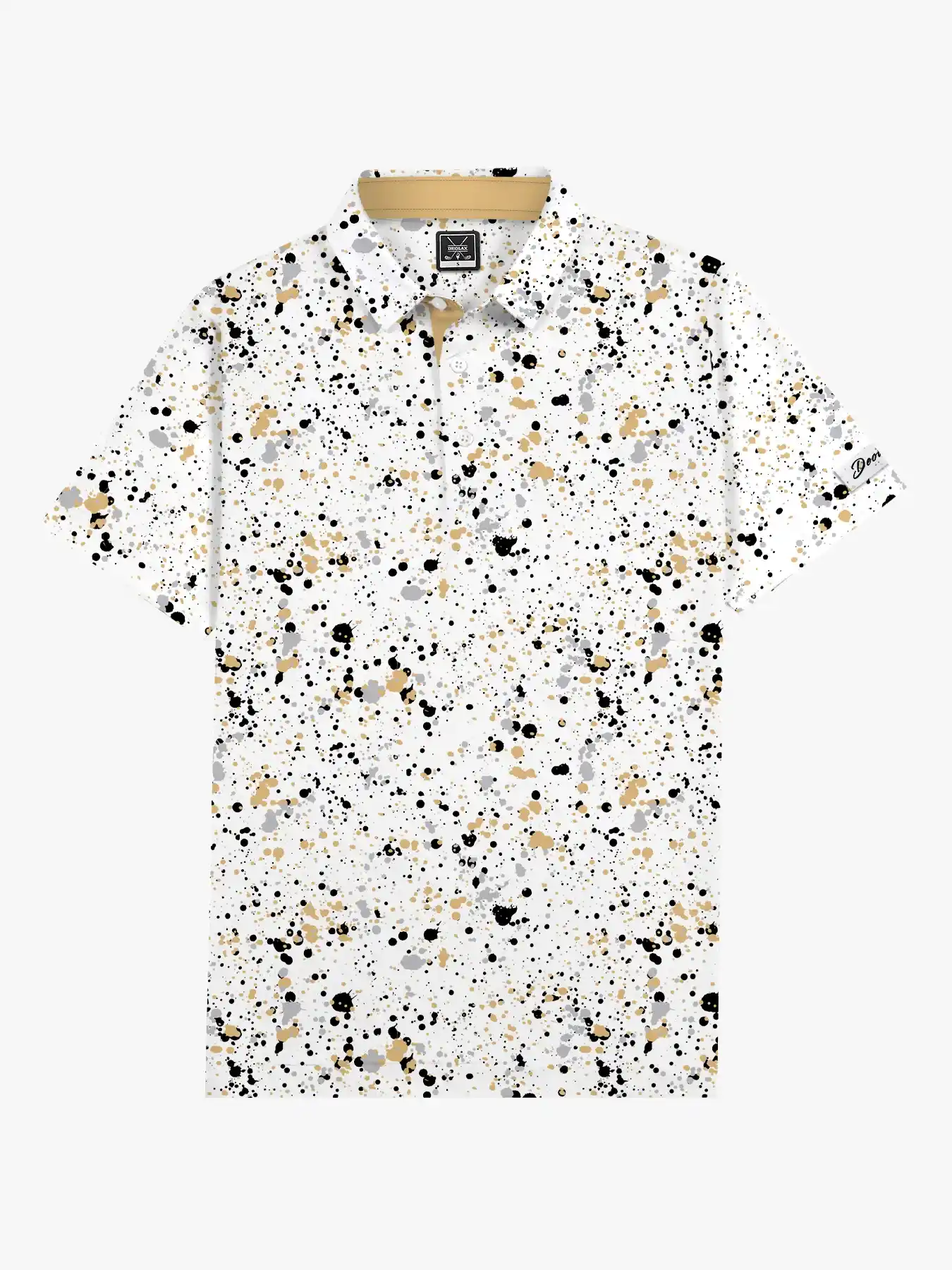 Men‘s Paint Splatter Polo - Deolax