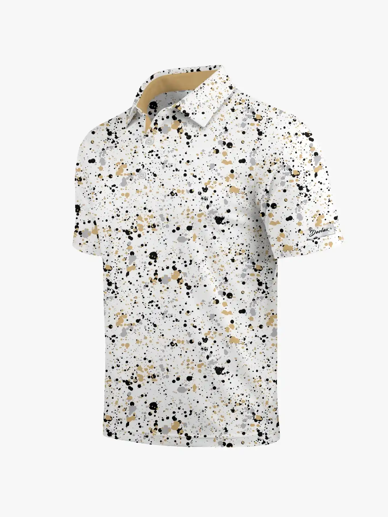 Men‘s Paint Splatter Polo - Deolax