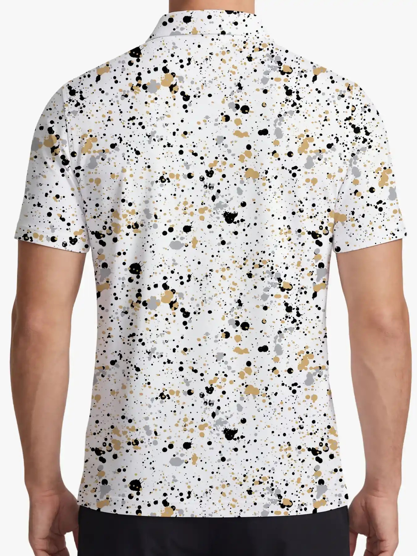Men‘s Paint Splatter Polo - Deolax