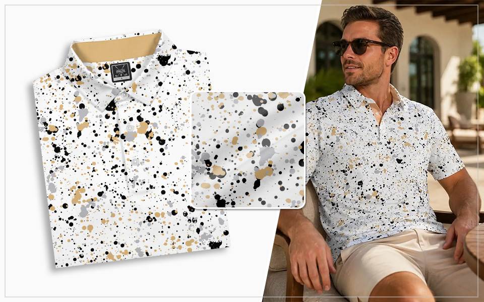 Paint Splatter Polo
