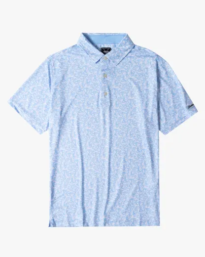 Paisley Blue Polo - Deolax