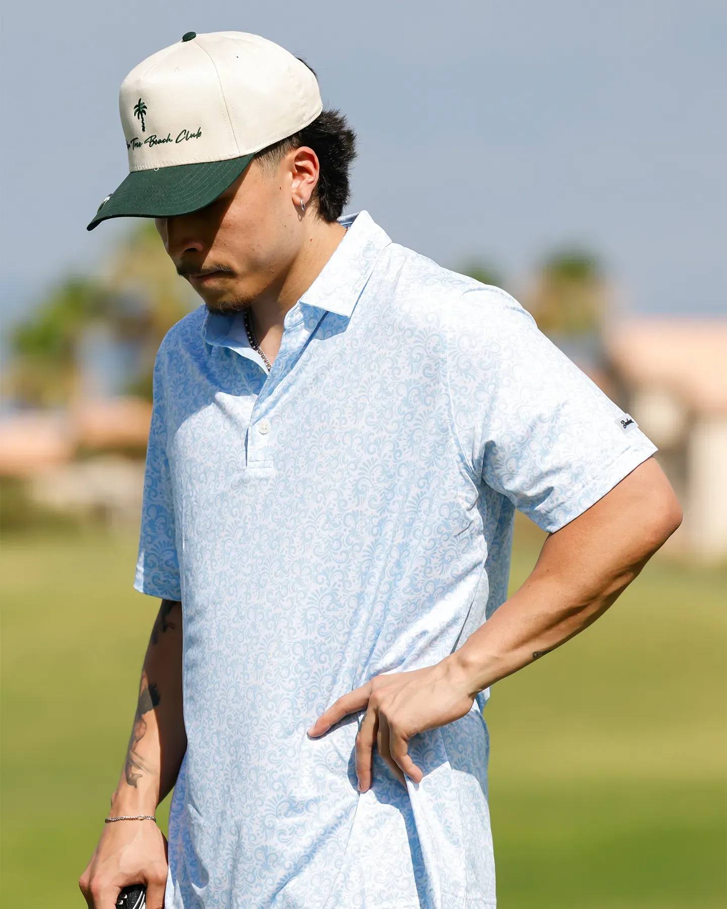 Paisley Blue Polo