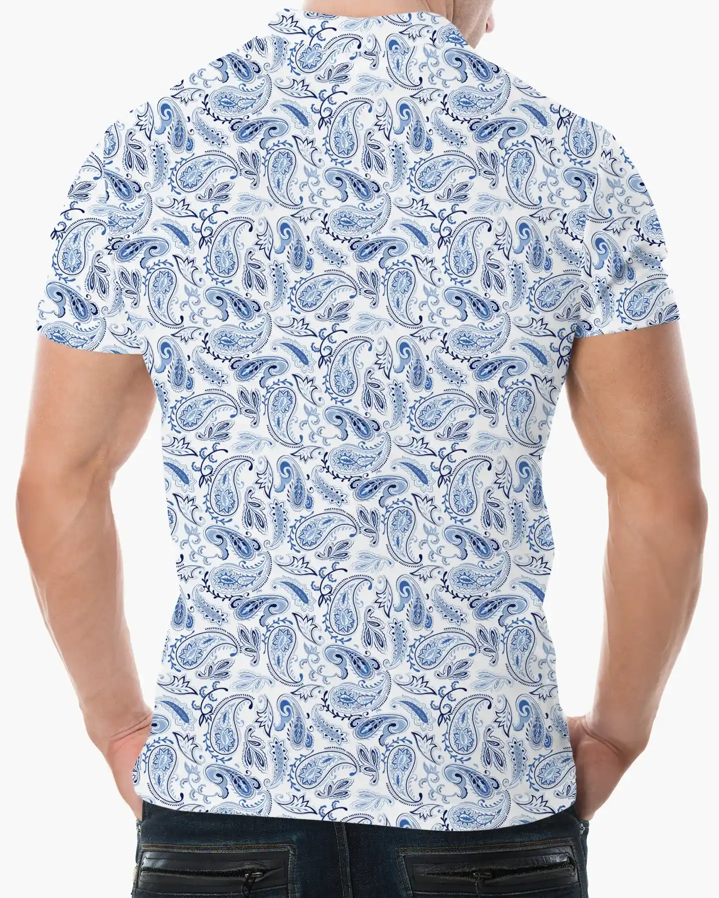 Paisley Lisle Polo - Deolax