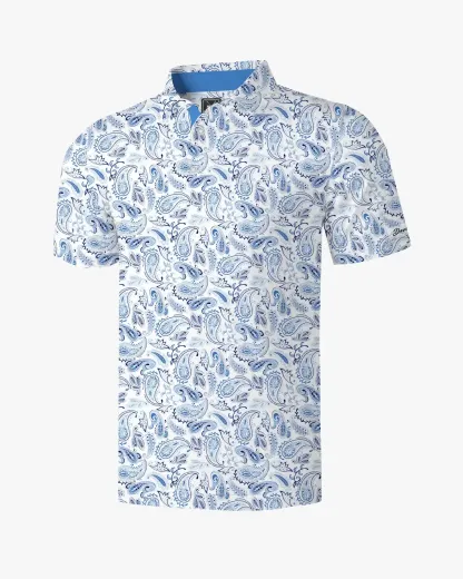 Paisley Lisle Polo - Deolax