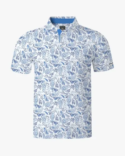 Paisley Lisle Polo - Deolax