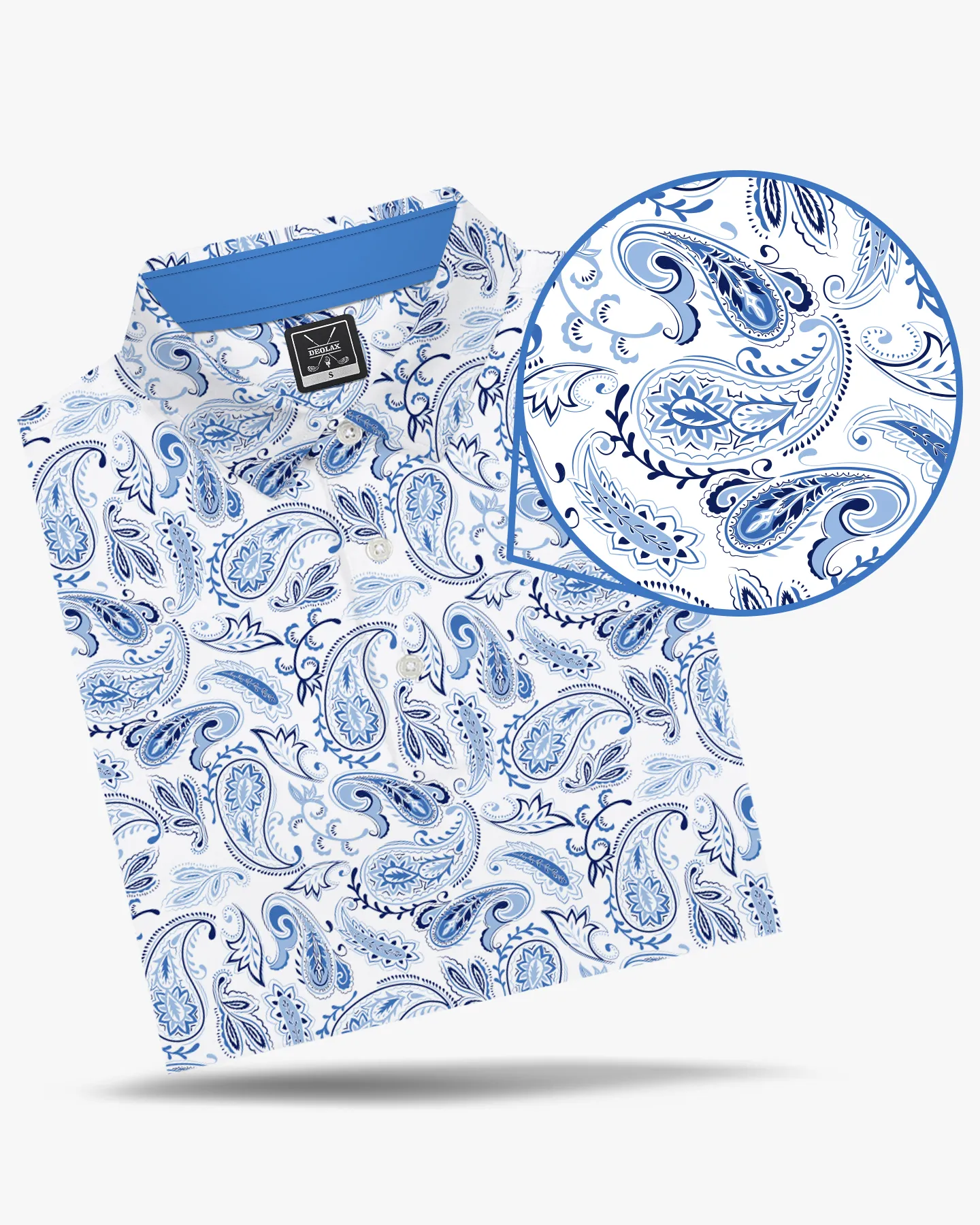 Paisley Lisle Polo - Deolax