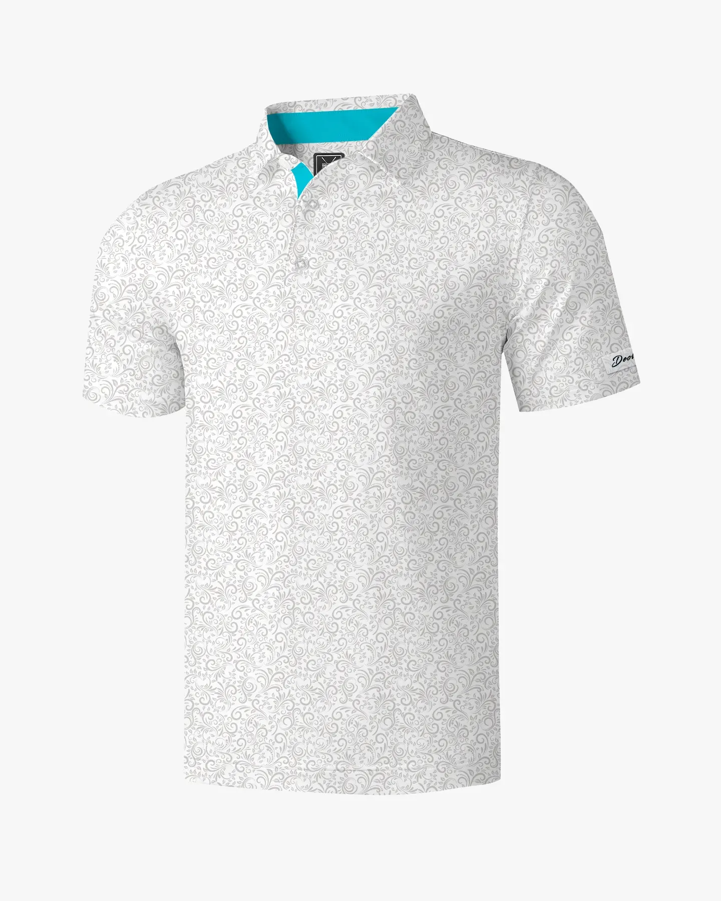 Paisley Polo - Grey