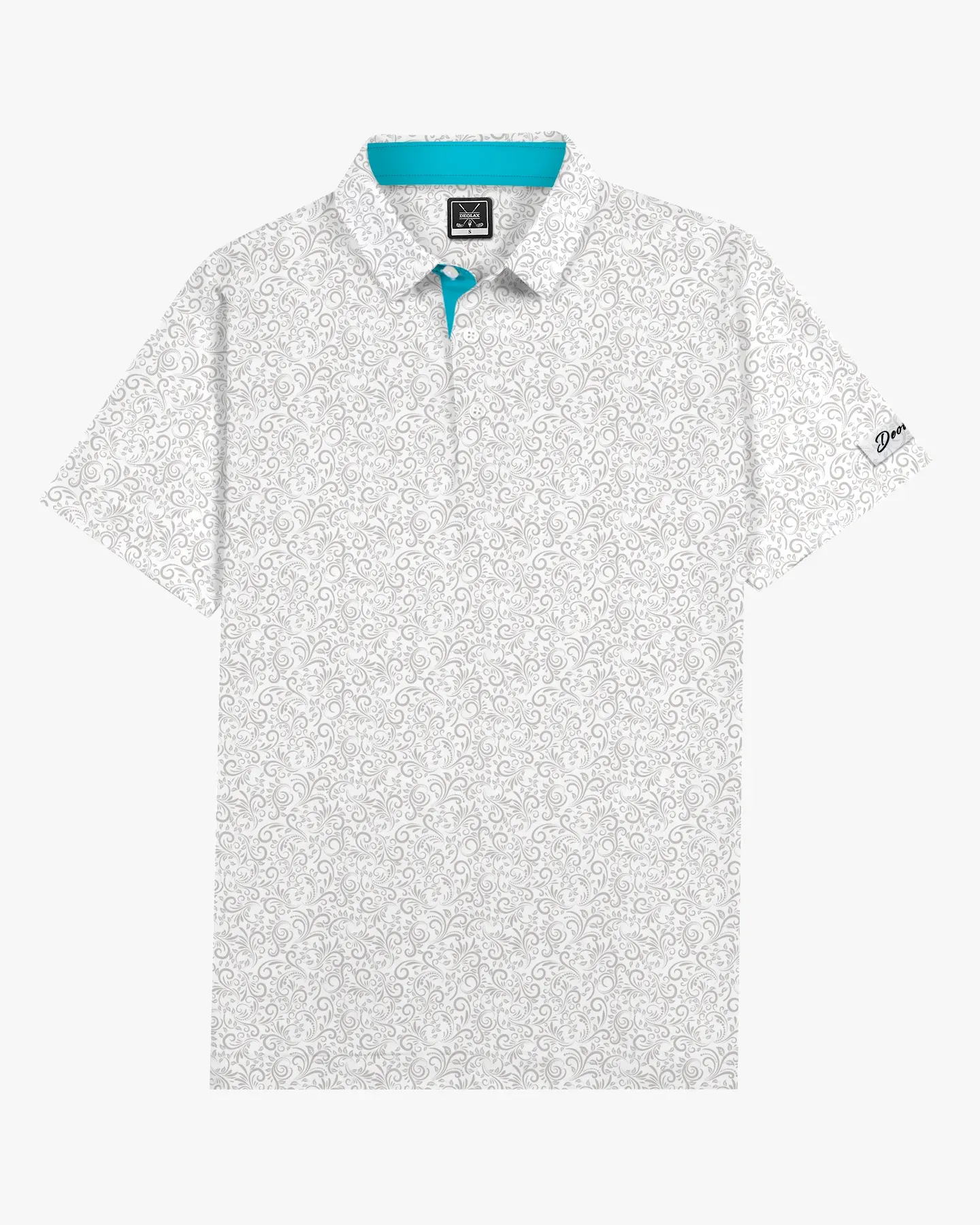 Paisley Polo - Grey