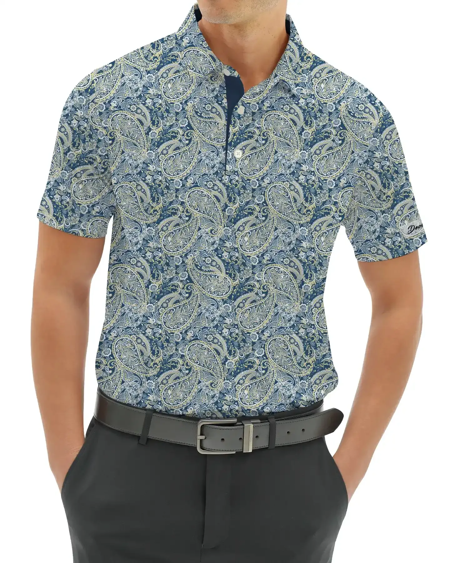 Paisley Print Polo - Deolax